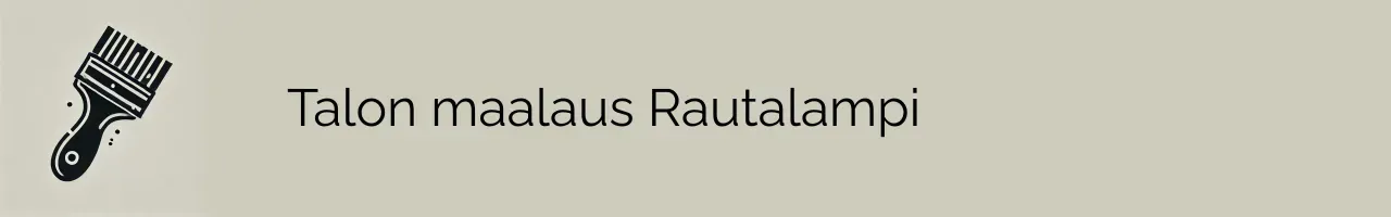 Talon maalaus Rautalampi